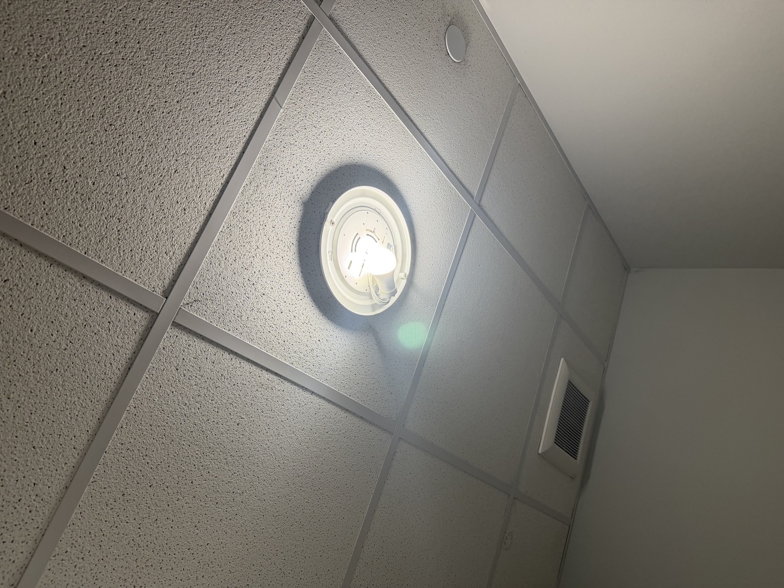 Floor 2 - Men's Bathroom Light Cover Missing